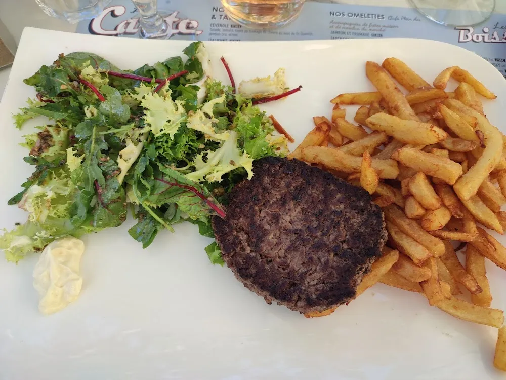 Steack Haché Frites Maison